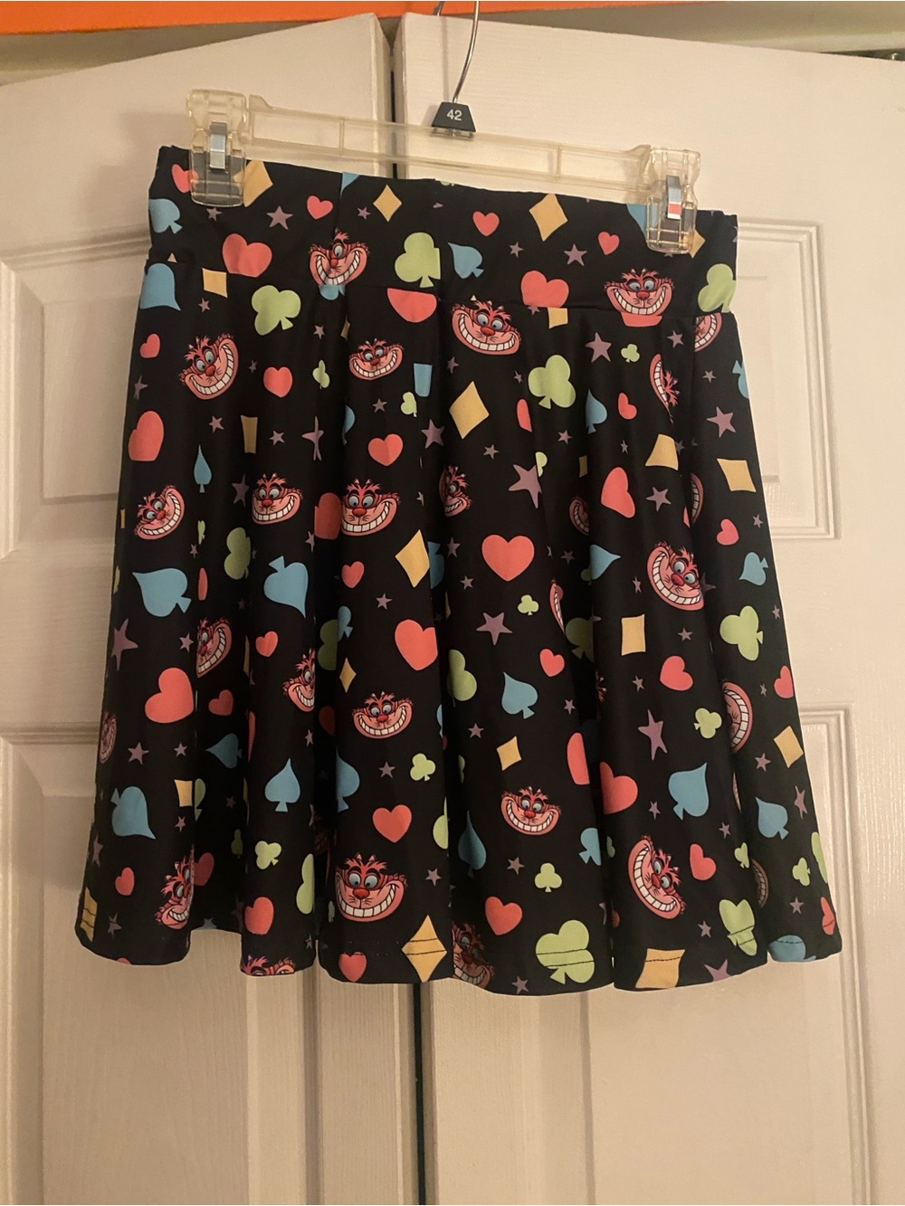 ♣️NWOT! Dollskill style Alice in Wonderland Cheshire Cat skirt - size M/L♣️